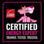 CEE-Certified Energy Experts logo, pink, white and black