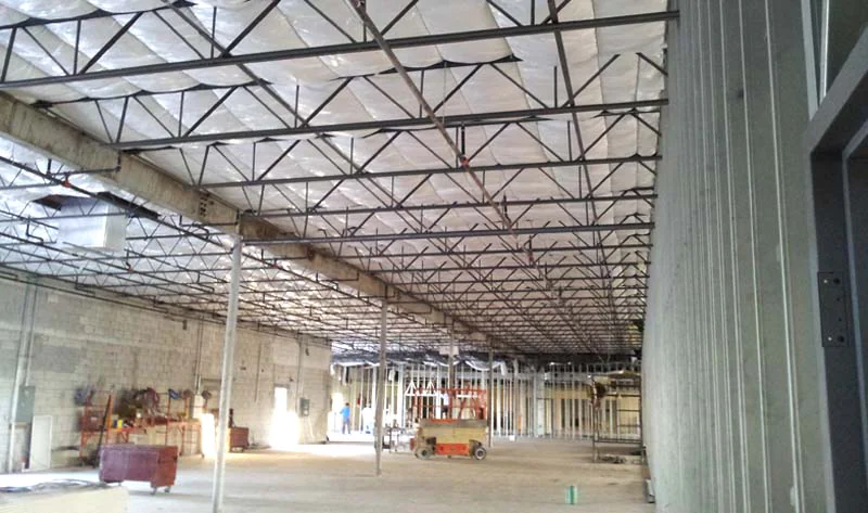 Comcast Operations Center, metal building insulation project.